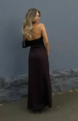 Raef the Label Orlie Maxi Dress Dark Oak Size 10 for rent on The Volte - image 2