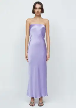 Bec & Bridge Moon Dance Strapless Dress Lilac Size 8 for rent on The Volte - image 1