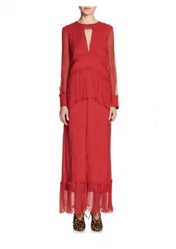 Manning Cartell Les Marais Maxi Dress Red Size 6