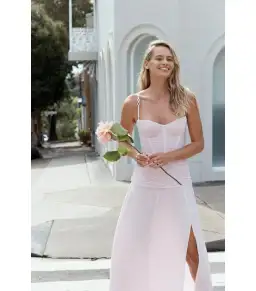 Manning Cartell Double Time Pleat Dress In Hydrangea Size AU 12 for rent on The Volte - image 5