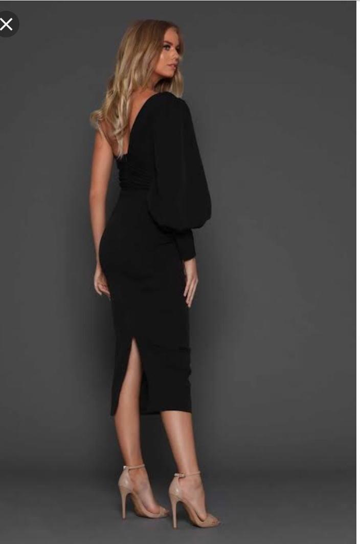 Elle Zeitoune Bradley Black Midi 8 for rent on The Volte - main image