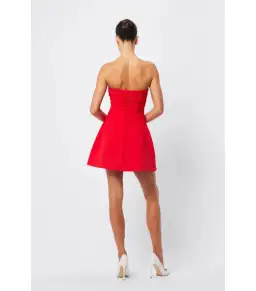 Mossman Bitter Mini Dress Red Size AU 10 for rent on The Volte - image 4