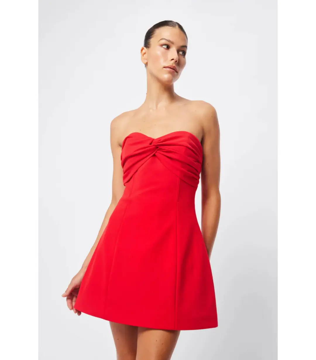 Mossman Bitter Mini Dress Red Size AU 10 for rent on The Volte - main image