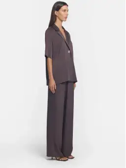 Viktoria and Woods Concert Shirt Size 1 and Pilot Pant Size 2 Set Chocolate for rent on The Volte - image 2