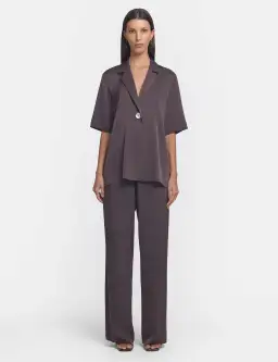 Viktoria and Woods Concert Shirt Size 1 and Pilot Pant Size 2 Set Chocolate for rent on The Volte - image 1