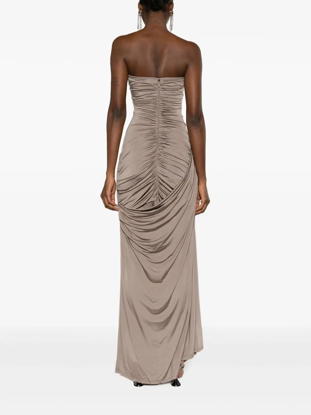 Paris Georgia Val Dress In Concrete Size 12 for rent on The Volte - main image