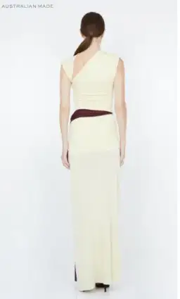 Bec and Bridge Greta Twist Maxi Dress in Butter AU 10 for rent on The Volte - image 3