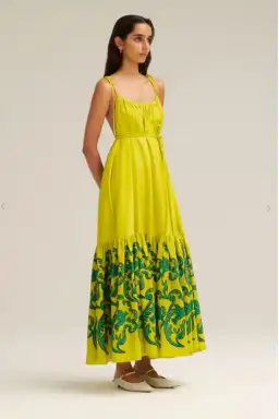 Scanlan Theodore Silk Nightingale Print Dress Size AU 10 for rent on The Volte - image 4