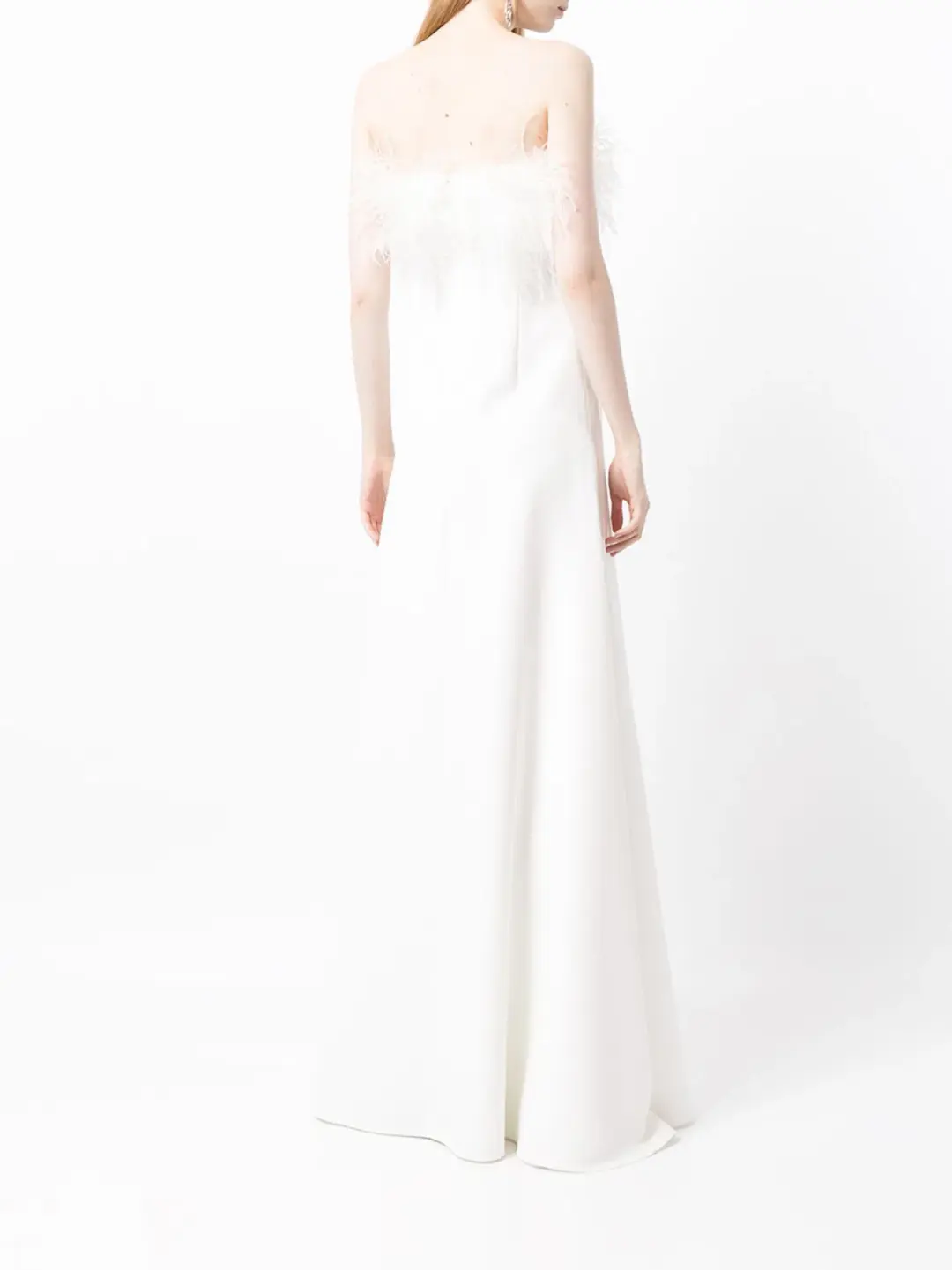 Rachel Gilbert Linc Gown Ivory AU Size 12 for rent on The Volte - main image