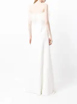 Rachel Gilbert Linc Gown Ivory AU Size 12 for rent on The Volte - image 3