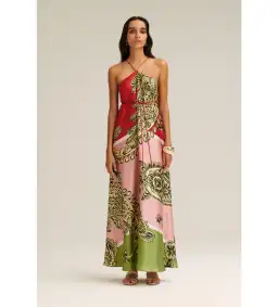 Scanlan Theodore Silk Harrow Print Dress Size AU 10 for rent on The Volte - image 1