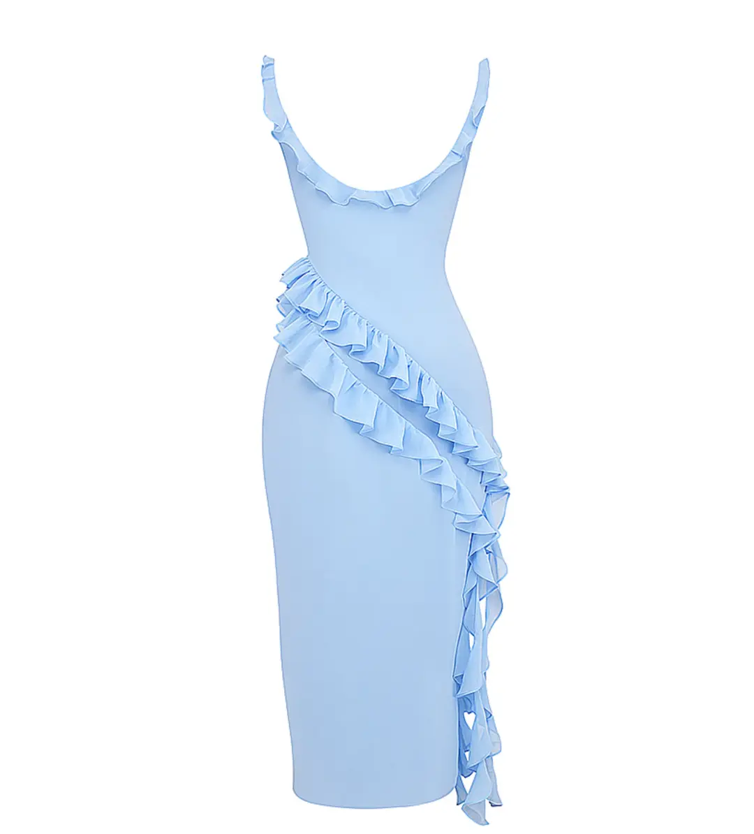 House of CB - Ariela Dress in Soft Blue Size Extra Small / AU Size 6 for rent on The Volte - main image