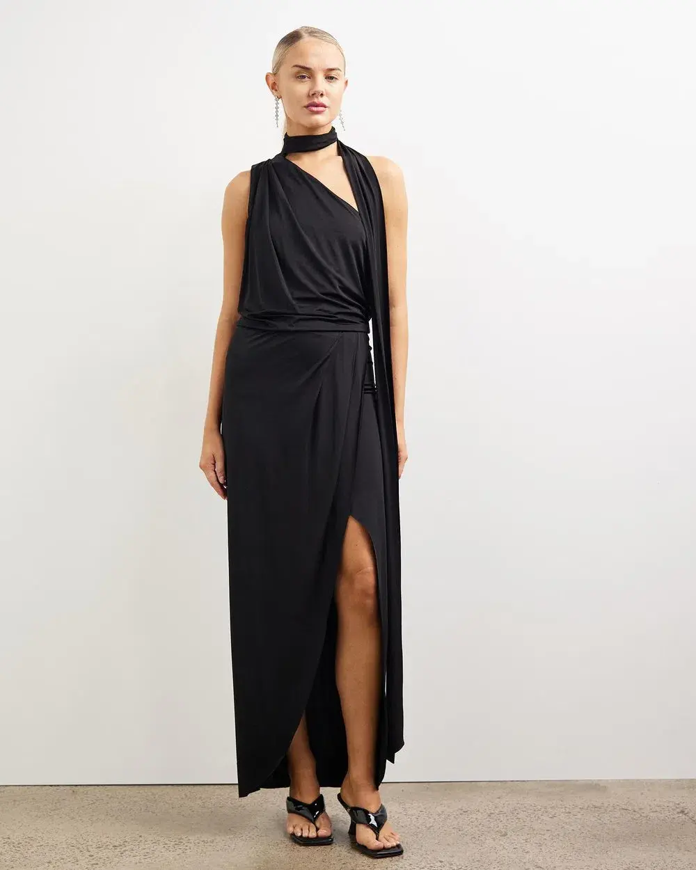 CAMILLA AND MARC Marino Dress Black Size AU 6 for rent on The Volte - main image