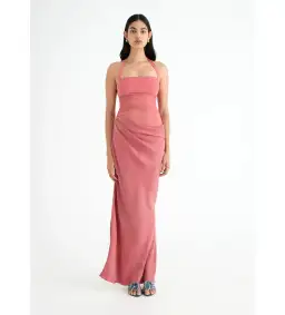 Benni Gina Maxi Dress in Rose Size AU 10 for rent on The Volte - image 1