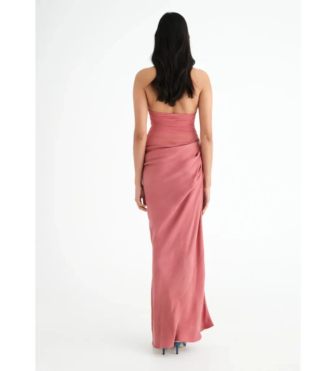 Benni Gina Maxi Dress in Rose Size AU 10 for rent on The Volte - main image