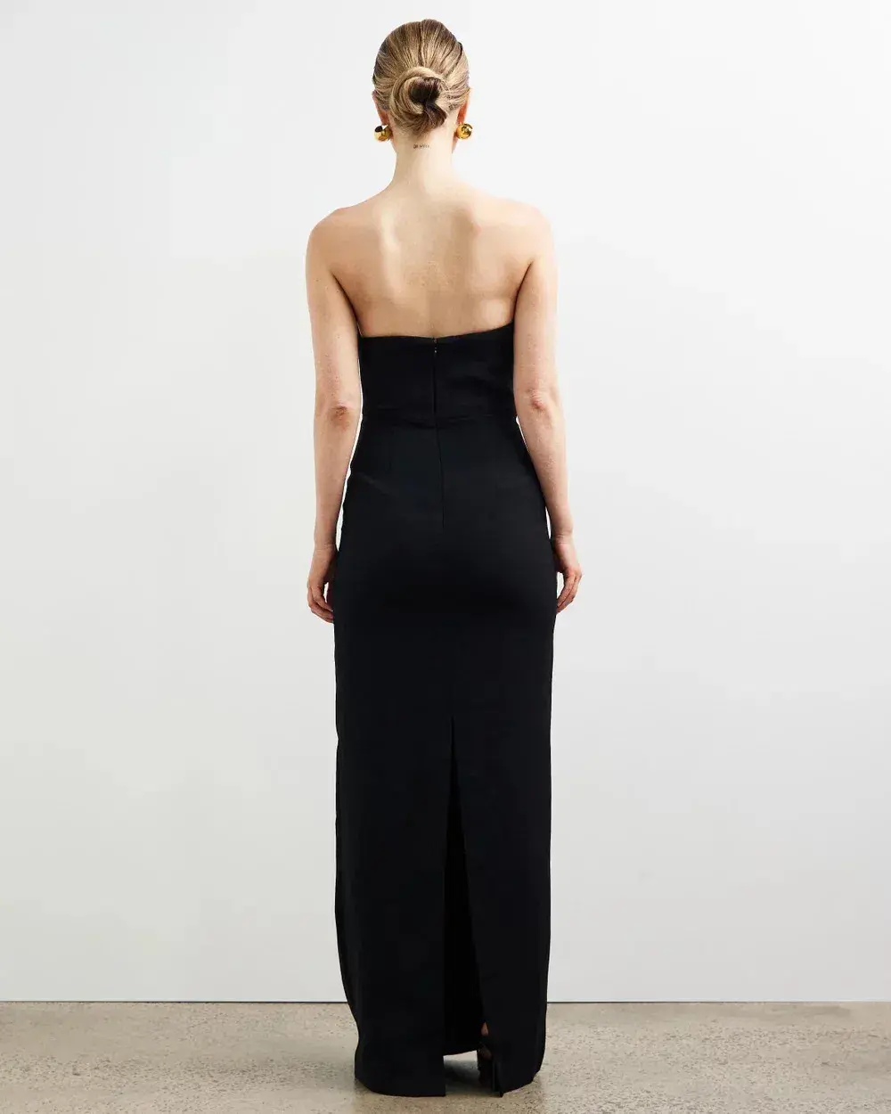 Solace London Eve Maxi Dress Black Size 6 for rent on The Volte - main image