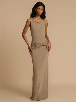 Arcina Ori Matisse Dress Metallic Malt Size M / AU 10 for rent on The Volte - image 1