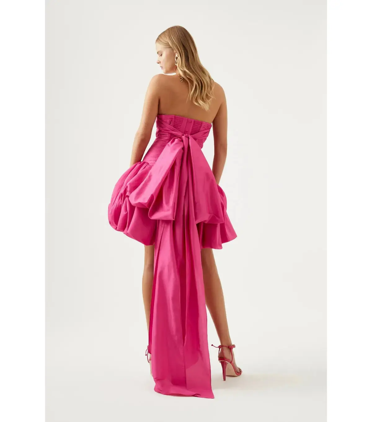 Aje Piacere Bubble Hem Mini Dress Pink Size S / AU 8 - Image 2