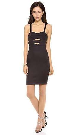 Bec & Bridge Tyra Cut Out Dress Sz 12 Wine/Mulberry Colour