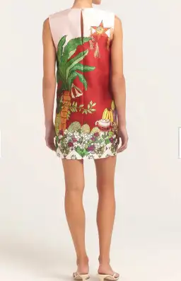 Alemais Tiger Mini Dress Print Size 8 for rent on The Volte - image 3