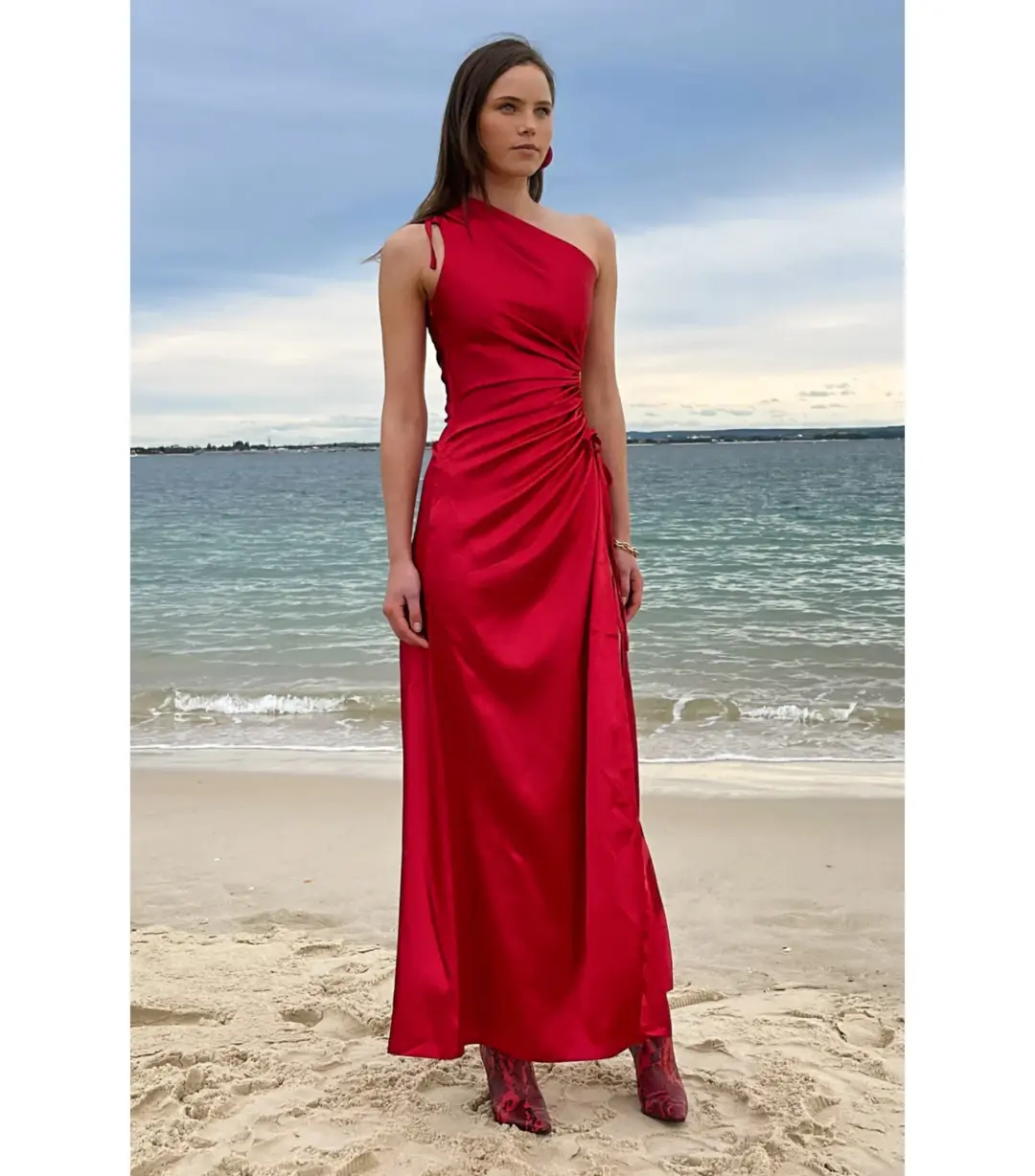Sonya Moda Nour Dress Scarlet Red Size AU 6 for rent on The Volte - main image