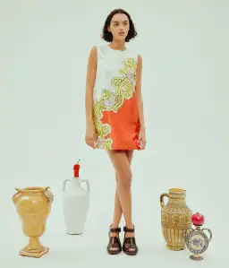 Alemais Sierra Mini Dress Print Size AU 12 for rent on The Volte - image 1