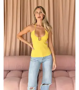 Mr Winston Bikini Top Lemon Size S / AU 8 for rent on The Volte - image 1