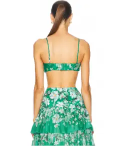 Zimmermann Everley Set Green Floral Size 0 / AU 8 for rent on The Volte - image 3