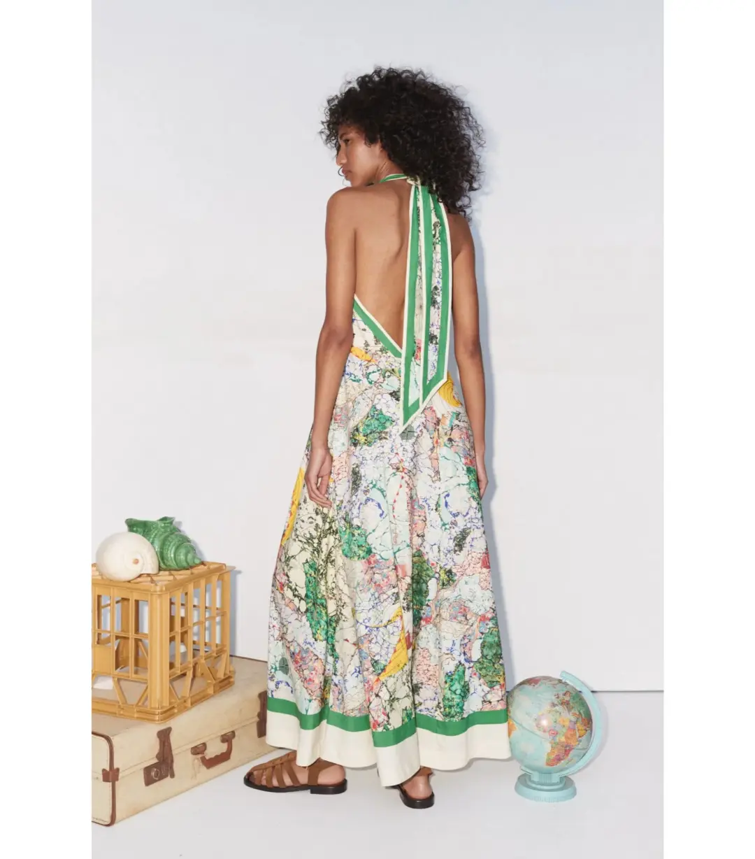 Alemais Odyssey Dress Print Size AU 10 for rent on The Volte - main image