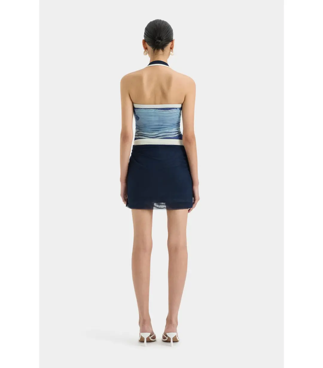 Sir the Label The Breeze Mini Dress Shoreline Stripe Size 2 / AU 10 for rent on The Volte - main image