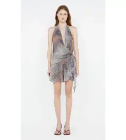 Bec & Bridge Malaya Mini Dress Skyfire Ombre Size AU 12 for rent on The Volte - image 1