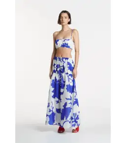 Sir The Label Vivi Top and Skirt Set Blue Print Size 1 / AU 8 for rent on The Volte - image 1