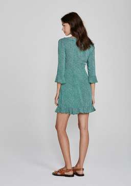 Auguste the Label Diamond Rumba Sleeved Mini Dress Green Size 10 for rent on The Volte - image 2