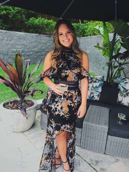 Lea Da Gloria Morgan Black Lace Dress for rent on The Volte - image 2