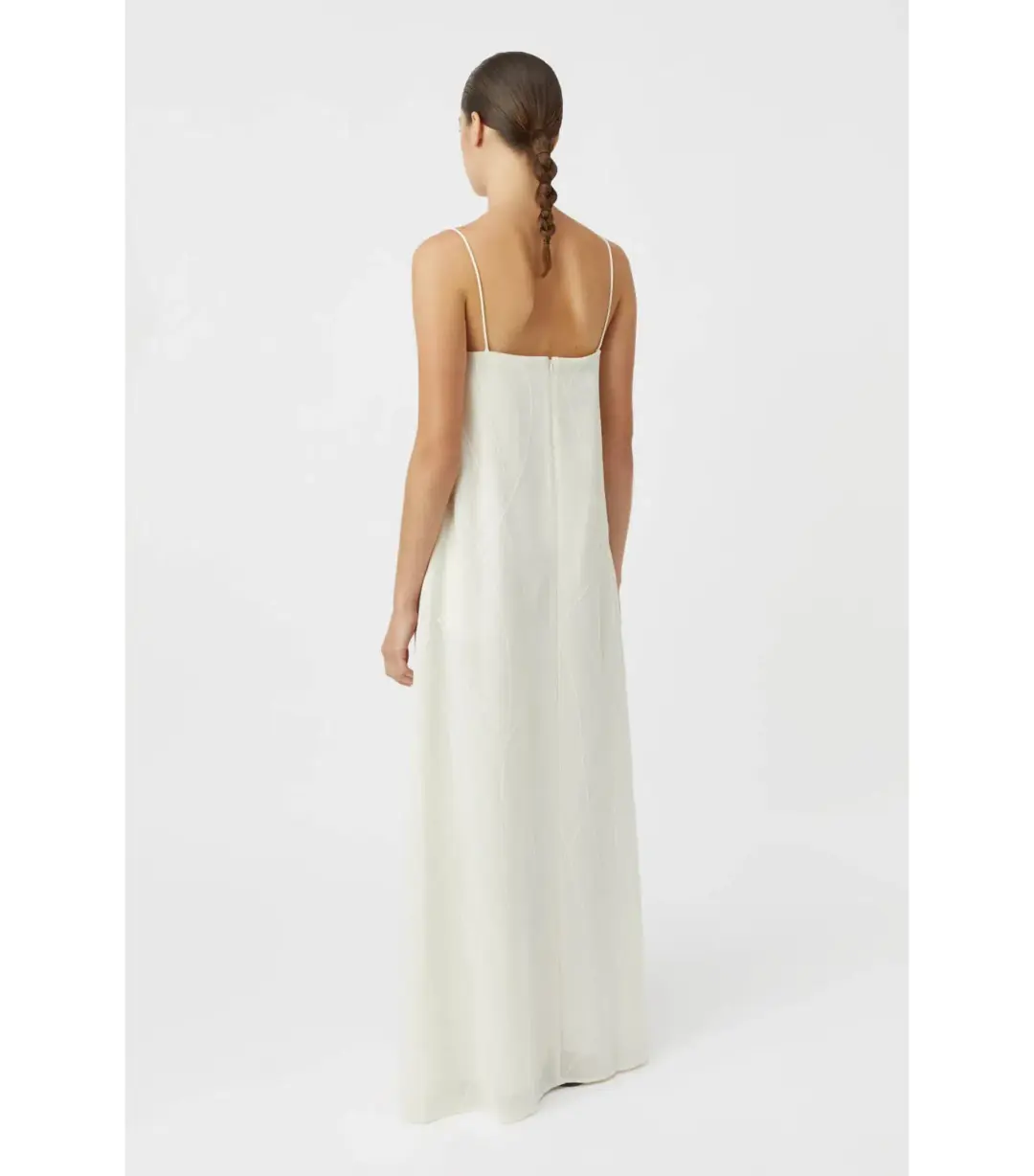 Camilla and Marc Cadence Dress Cream Size AU 12 for rent on The Volte - main image
