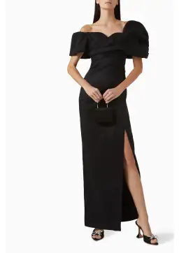 Rachel Gilbert Gia Gown in Black Size 2 / AU 10 for rent on The Volte - image 1