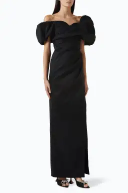 Rachel Gilbert Gia Gown in Black Size 2 / AU 10 for rent on The Volte - image 2