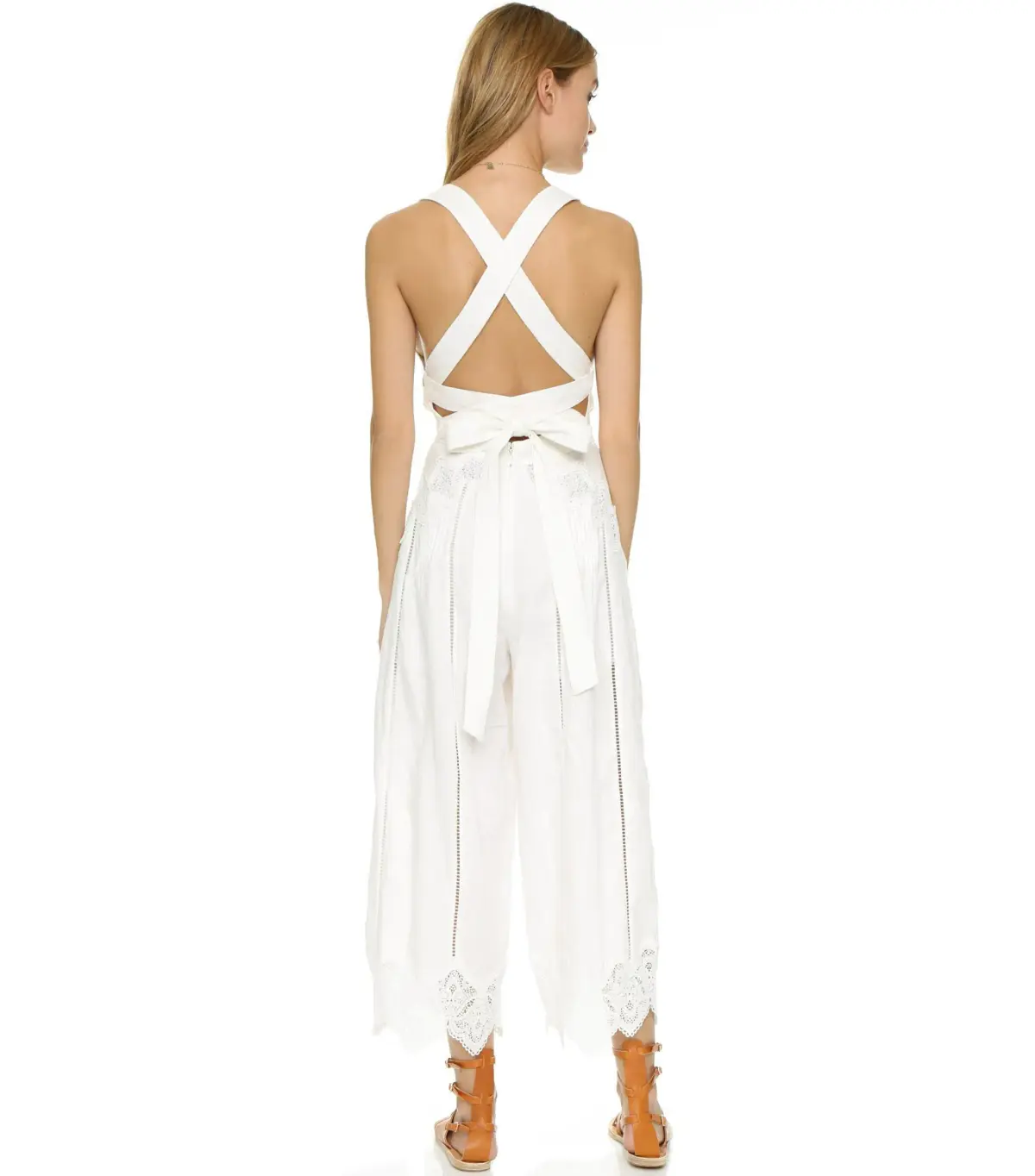 Zimmermann Empire Jumpsuit White Size 0 / AU 8 - Image 4