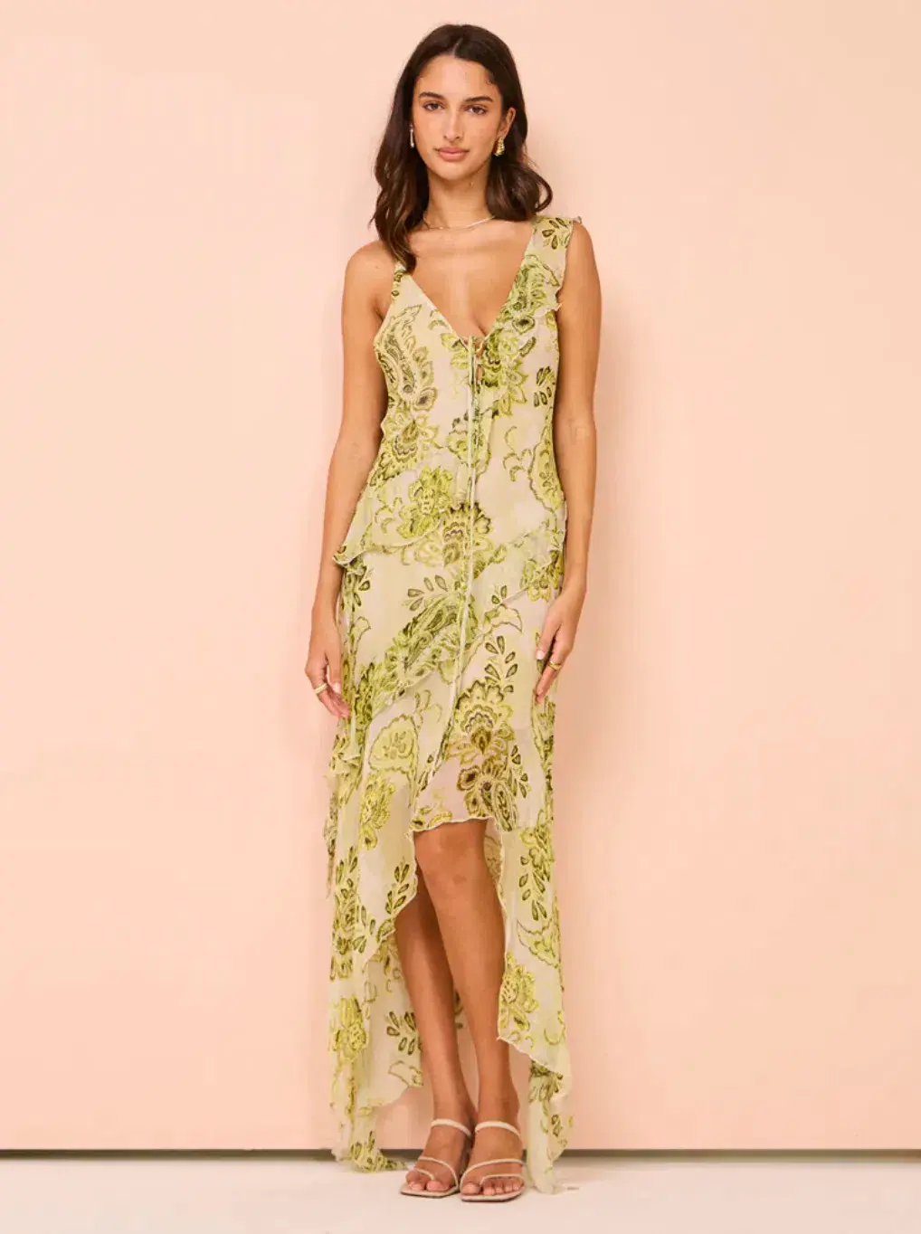 Bec & Bridge LyLou Dress Lemon Paisley Size S / AU 10 for rent on The Volte - main image