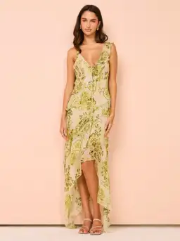 Bec & Bridge LyLou Dress Lemon Paisley Size S / AU 10 for rent on The Volte - image 5