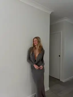 Arcina Ori Jen Maxi Dress Metallic Grey S / AU 8 for rent on The Volte - image 5