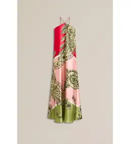 Scanlan Theodore Silk Harrow Print Maxi Dress Red/Pink Size AU 8 for rent on The Volte - image 4