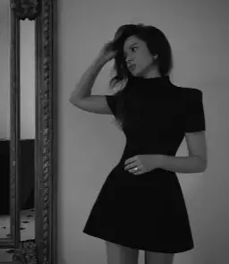 Scanlan Theodore Crepe Knit Peplum Mini Dress Black Size S / AU 8 for rent on The Volte - image 5