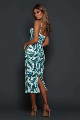 Elle Zeitoune Alannah Tropical Palm Dress Size 14 for rent on The Volte - image 5