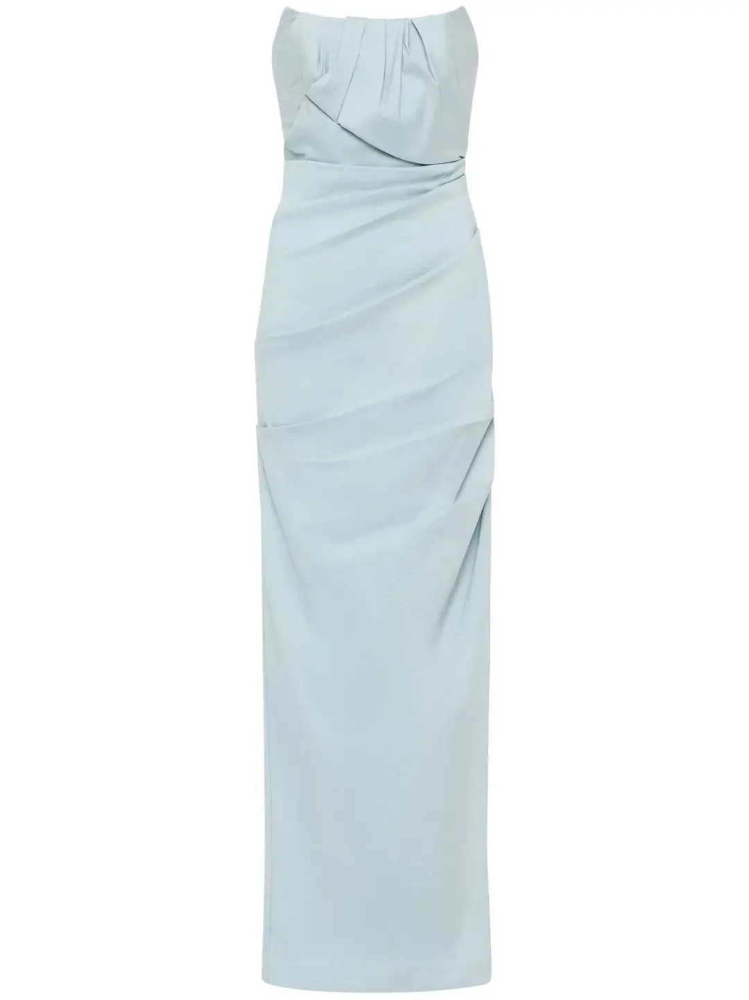 Rachel Gilbert Sienna Strapless Gown Ice Blue Size 0 / AU 6 for rent on The Volte - main image