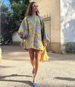 Arianne Elmy Good Luck Dress Retro Green Size M /Au 10