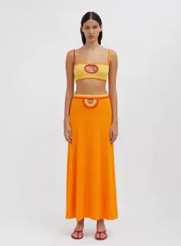 Christopher Esber Fran Bandeau Top Orange Size 10 for rent on The Volte - image 3
