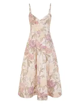 Zimmermann The Illustration Picnic Dress in Cream Inca Lily Size 2/AU 12 for rent on The Volte - image 1