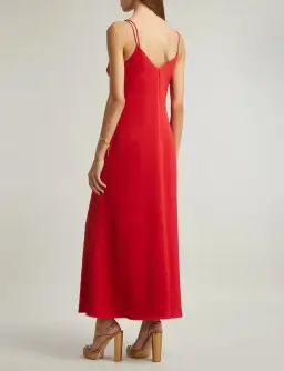 Aje Riddle Button Down Maxi Dress Red Size S / AU 8 for rent on The Volte - image 3