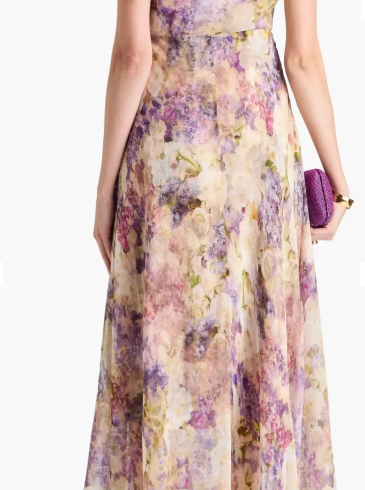 Zimmermann The Lyrical Gather Sleeve Midi in Dreamy Floral Size 0/Au 8 - Image 4